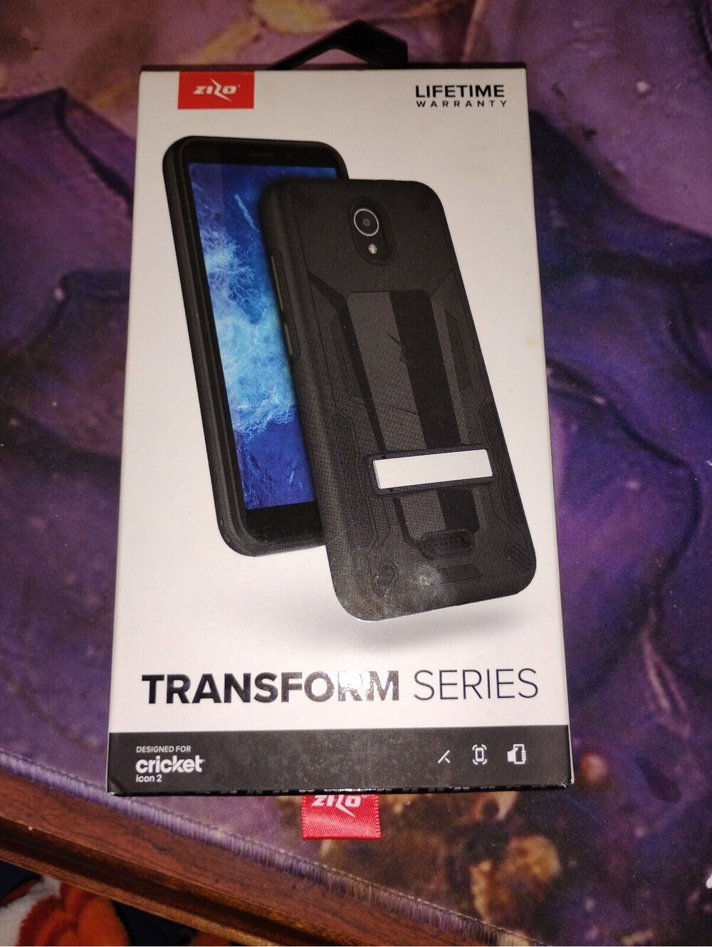 Zizo Transform Series Shockproof Slim Dual-Layer Phone Case for Cricket Icon 2